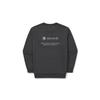 Snow Peak Woven Patch Sweatshirt and Size L GS-S25FMFHT24, Men's Women's Charcoal,