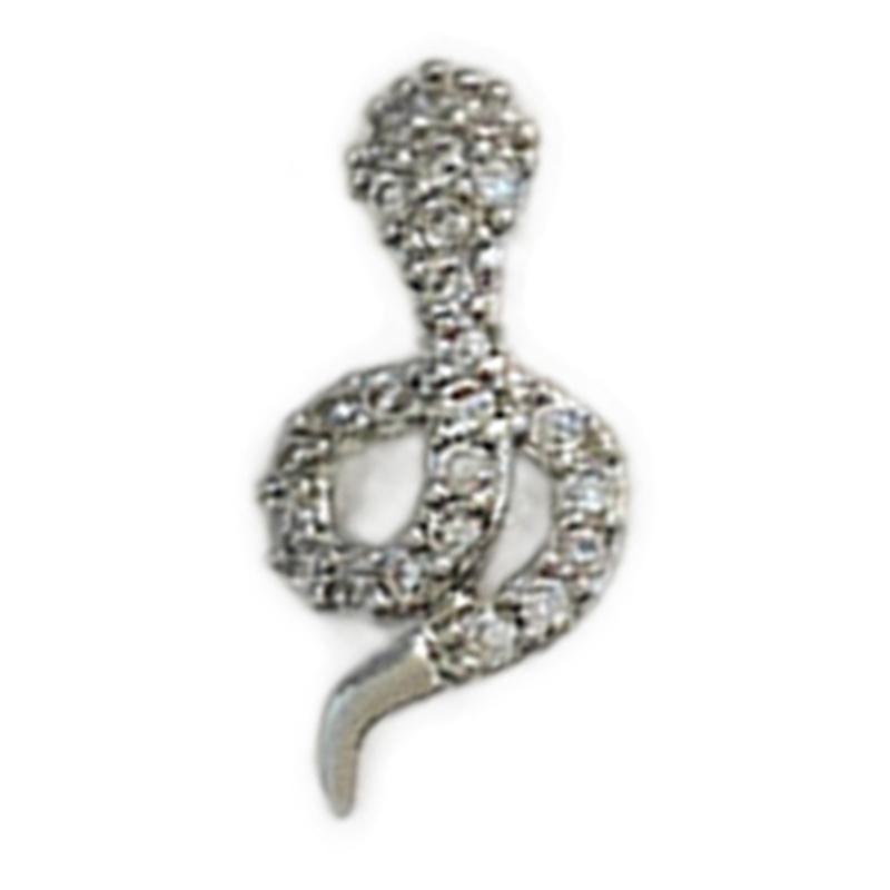 Snake Nails Art Charms Snake Nails Rhinestones Nails Charms Snake Shape Nails Art Decoration Nails Jewelry Accessories