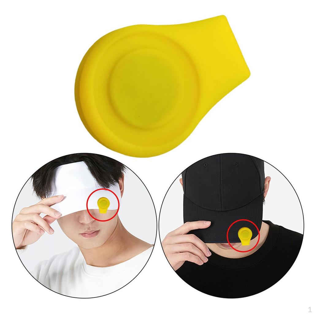Funny Golf Ball er with Hat Clip for Gloves Hats Bags Silicone Men and Women Durable