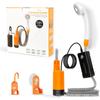 Portable USB Rechargeable Shower Head for Camping, Dorms, Construction Sites, and Rural Bathing