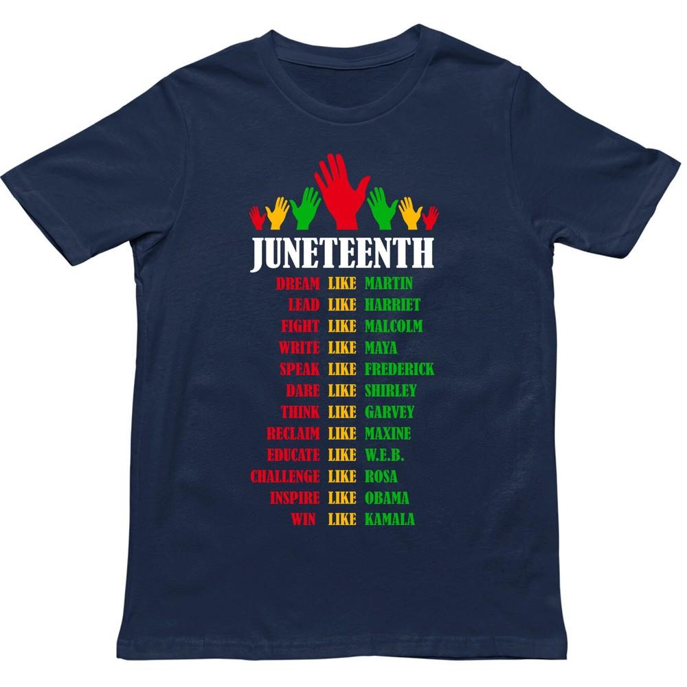 Juneteenth Dream Like A Leader T ShirtBlack Legend Freedom Day Unisex Tee S