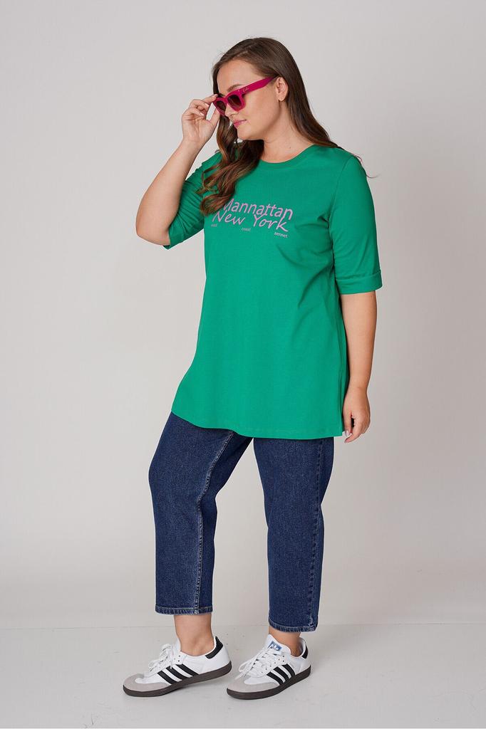 Women's Style Big Size T-Shirt Printed Cotton T-Shirt