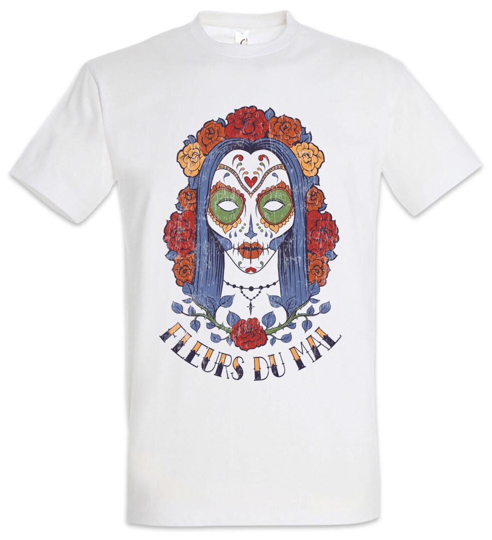 Fleurs Du Mal T-Shirt Holi Tattoo Tattooist Headshot Skulls Mexico Latin Latino M