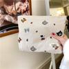 Women's Cute Cotton Linen Cat Mobile Girl's Lipstick Storage Cosmetic Bag