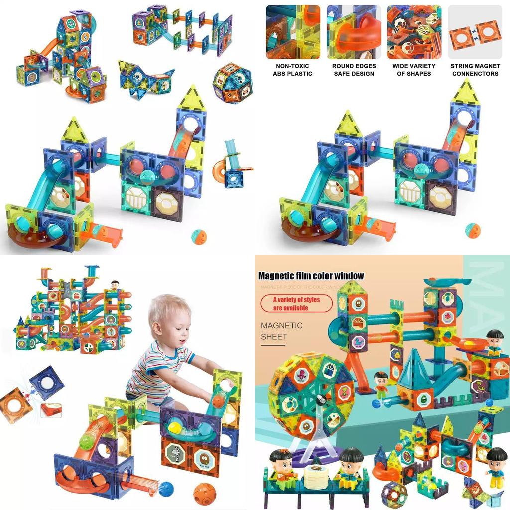 Magnetic Lighting Building Blocks With Multicolor Educational Design**