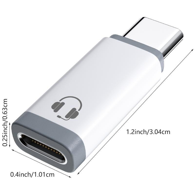 Type  C To Connector  Sound  Adapter In Line Control Sound  Adapter Portable Sound  Adapter Charging Adapter for Phone