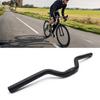 Mountain Bike Riser Handlebar 25.4mm Dia Aluminum Alloy Extra Long Bicycle Riser Bar for Folding Bike MTB