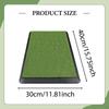 Golf Hitting Mat Practice Drive Training Portable Gear Artificial Turf Pad Rubber Base for