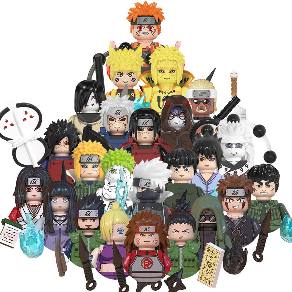 MOC Creative Anime Cartoon Bricks Dolls Compatible Model Mini Education Puzzle Assemble Action Figures Building Blocks Toys