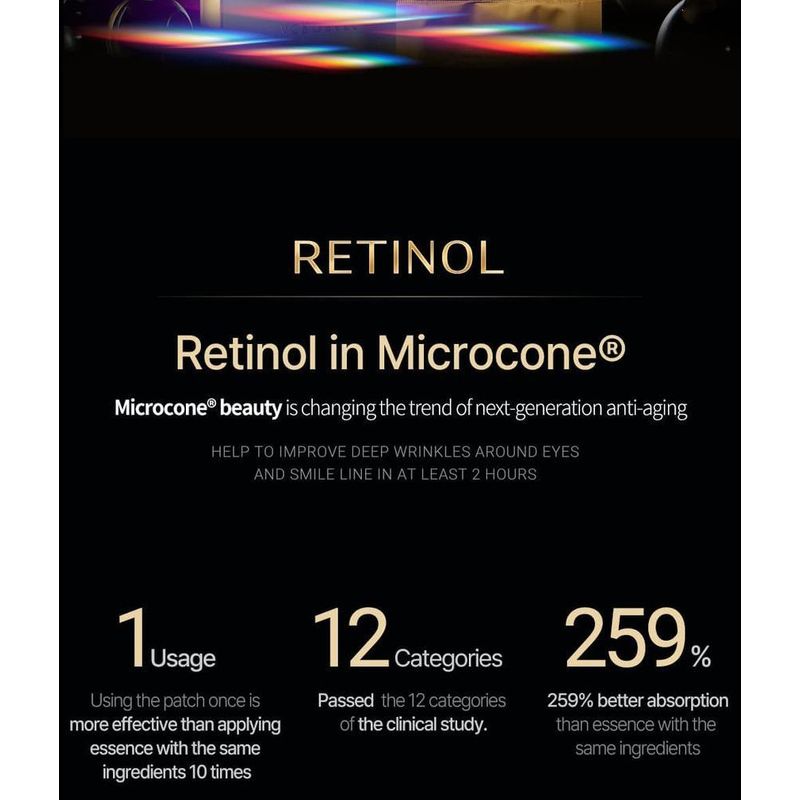 Acropass Retinol Mikro Konili Yama İnce Tip