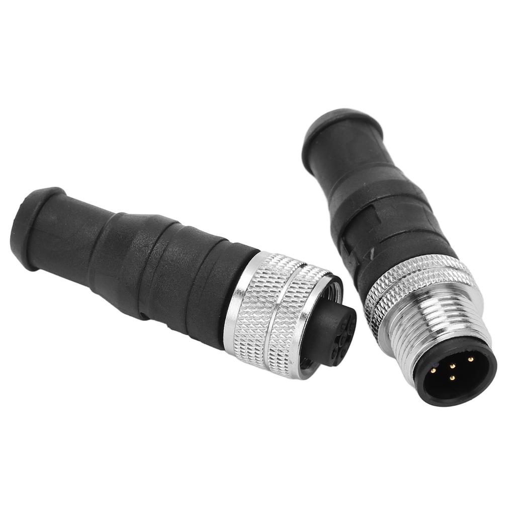 Pair for NMEA2000 Male Female Terminator Resistor 5Pin M12 Thread IP67 Waterproof for Lowrance Networks