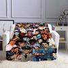 Various Styles of E-Elvis Pattern 3D Printed Rock Singer Sofa Blankets, Suitable for Adult and Children's Bedrooms and Living