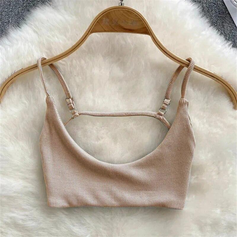 Sommer Backless Sexy Leibchen Frauen Strap Schlank Strand Top 2024 Ärmelloses Streetwear Koreanische Strap Sinnliche Tank Top