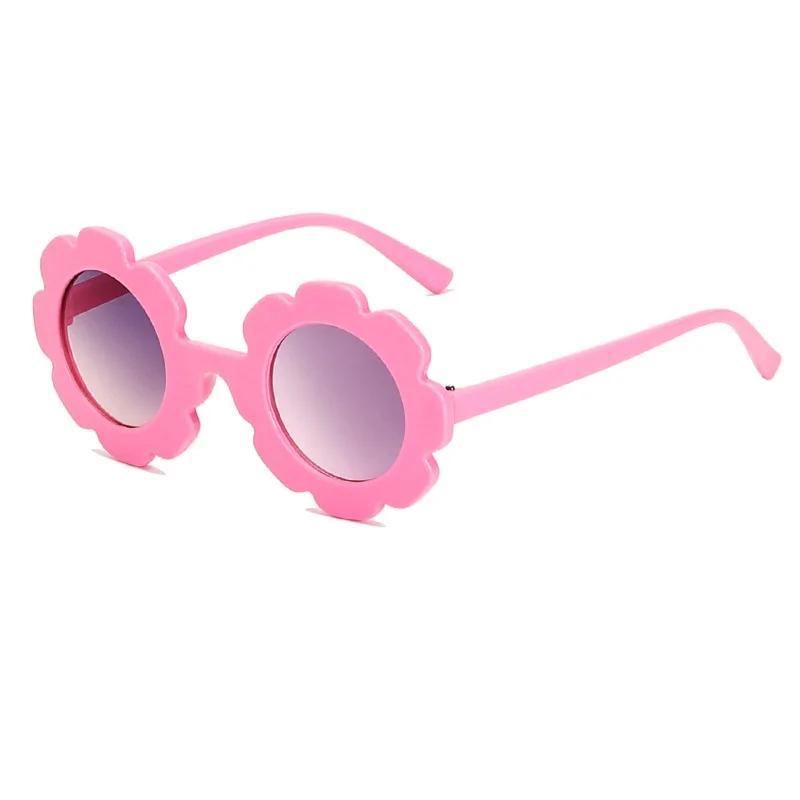 Premium Sun Flower Kids Sunglasses UV400 Protection for Boy Girls Toddler Lovely Baby Sun Glasses Round Cute Children Outdoor Eyewear