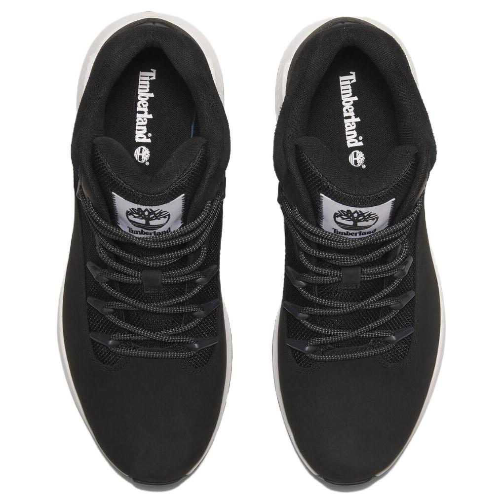 Timberland Men's Sprint Trekker Mid Lace-Up Sneaker Black Nubuck A6CPSW05