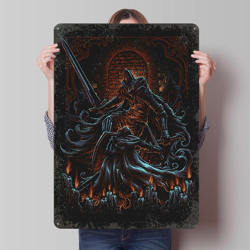 Undead Legion Tinplate Poster Customized Wall Art Vintage Retro Metal Signs for House Decor Setup Decorations Garage Decoration
