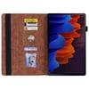 Business case made of eco-leather for Samsung Galaxy Tab S9 / S8 / S7 - brown