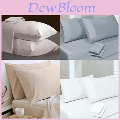 Cotton Pillowcase Set With Modern Minimalist Design For Home Sleep Comfort