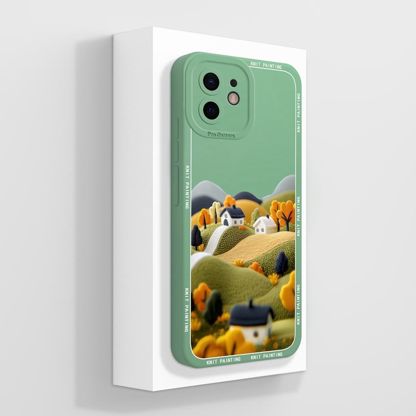 עבור אייפון 12 11 XR 6 7 8 פלוס מיני פרו מקס תיקי טלפון דפוס ארנבת קטיפה חמודה הגנה עמידה לאבק מסיליקון נוזלי כיסוי אחורי רך עבור כיסוי לאייפון