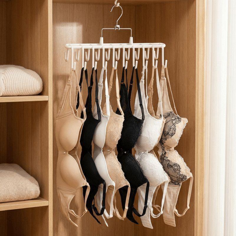 New Multiple Suspender Hanger Underwear Vest Storage Artifact Dormitory Wardrobe Hanger Hook Multifunctional Bag Storage Rack