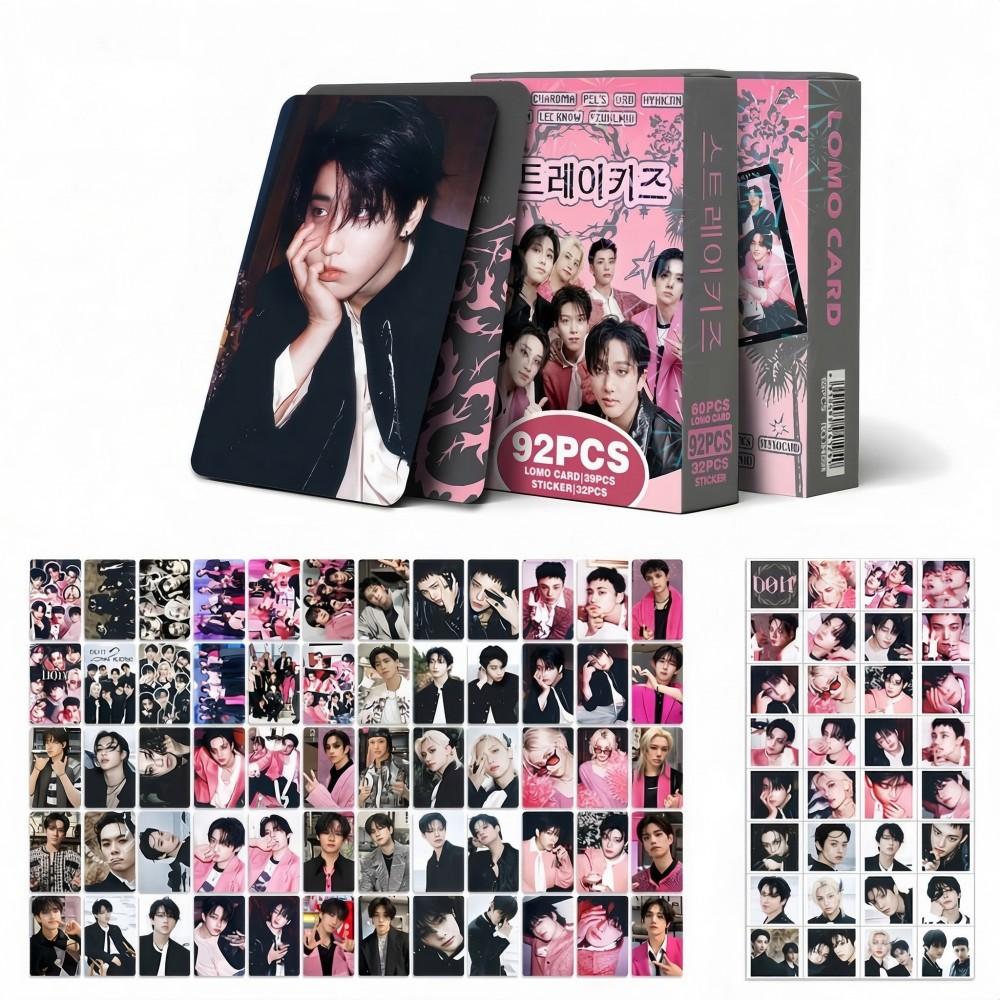 K-POP Stray Kids 92pcs LOMO Cards +Decal Photocards Stray DO IT Animation Merchandise Fan Presents Collector Cards  2026 Latest