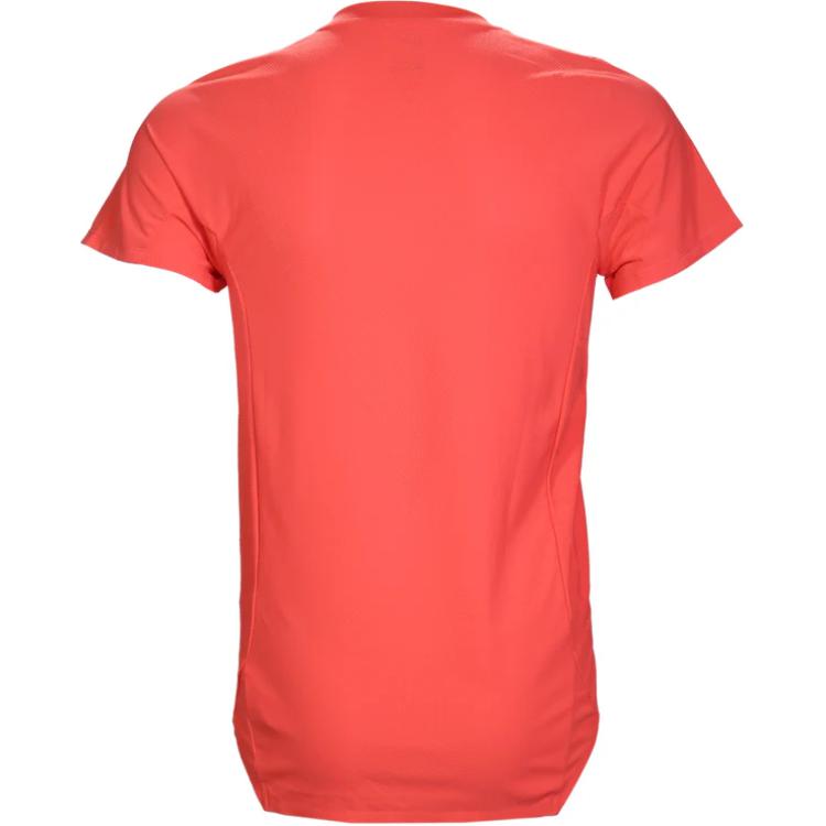 Nike Court Dri-FIT ADV Slam Logo Print Crew Neck Short Sleeve T-Shirt Men Tops Red DX5523-850