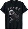 F-Caw-F Black Crow Moon Vintage Retro Halloween Dark Humor T-Shirt