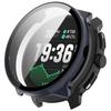 PC+Tempered Protective Case Full Coverage Hard Screen Protector Anti-Scratch Cover Shell for Suunto Race 2