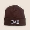 Autumn And Winter Simple Curling Embroidery Parents Letter Knitted Hat Men And Women Warm Personality Casual Pullover Hat