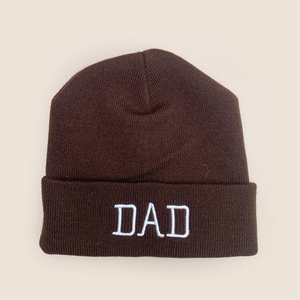 Autumn And Winter Simple Curling Embroidery Parents Letter Knitted Hat Men And Women Warm Personality Casual Pullover Hat