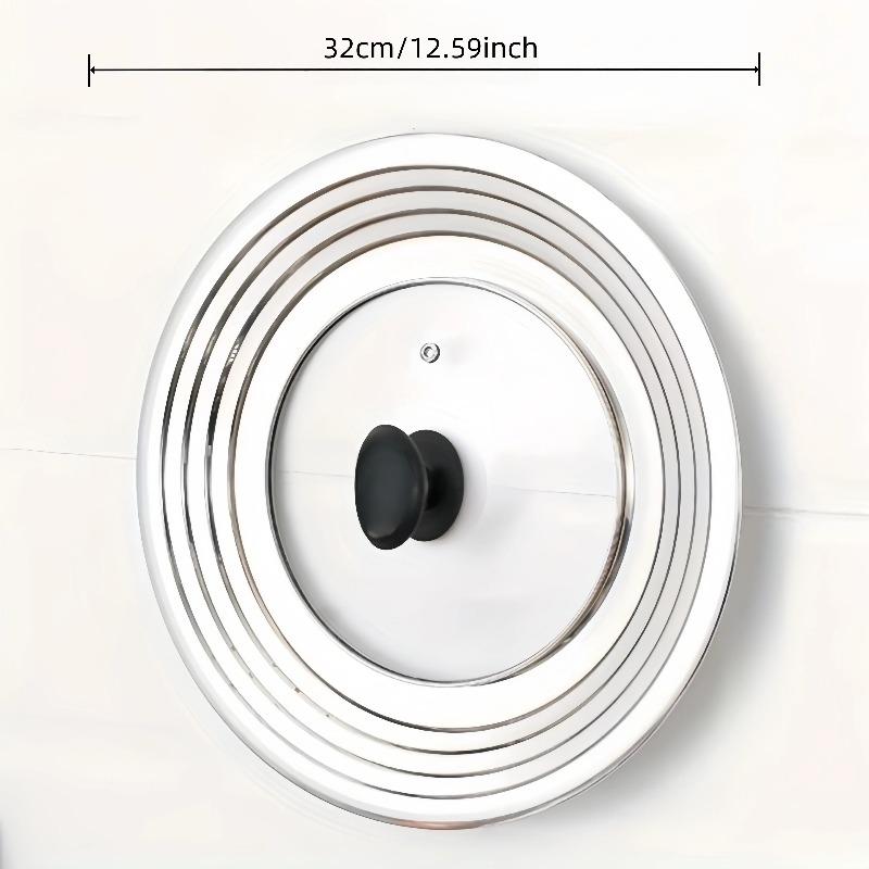Stainless Steel Universal Lid For Pot And Pan Skillet Lid Pot Cover Fit 8.66-11.Inch Cookware Frying Pan Cover Pan Lid With Knob