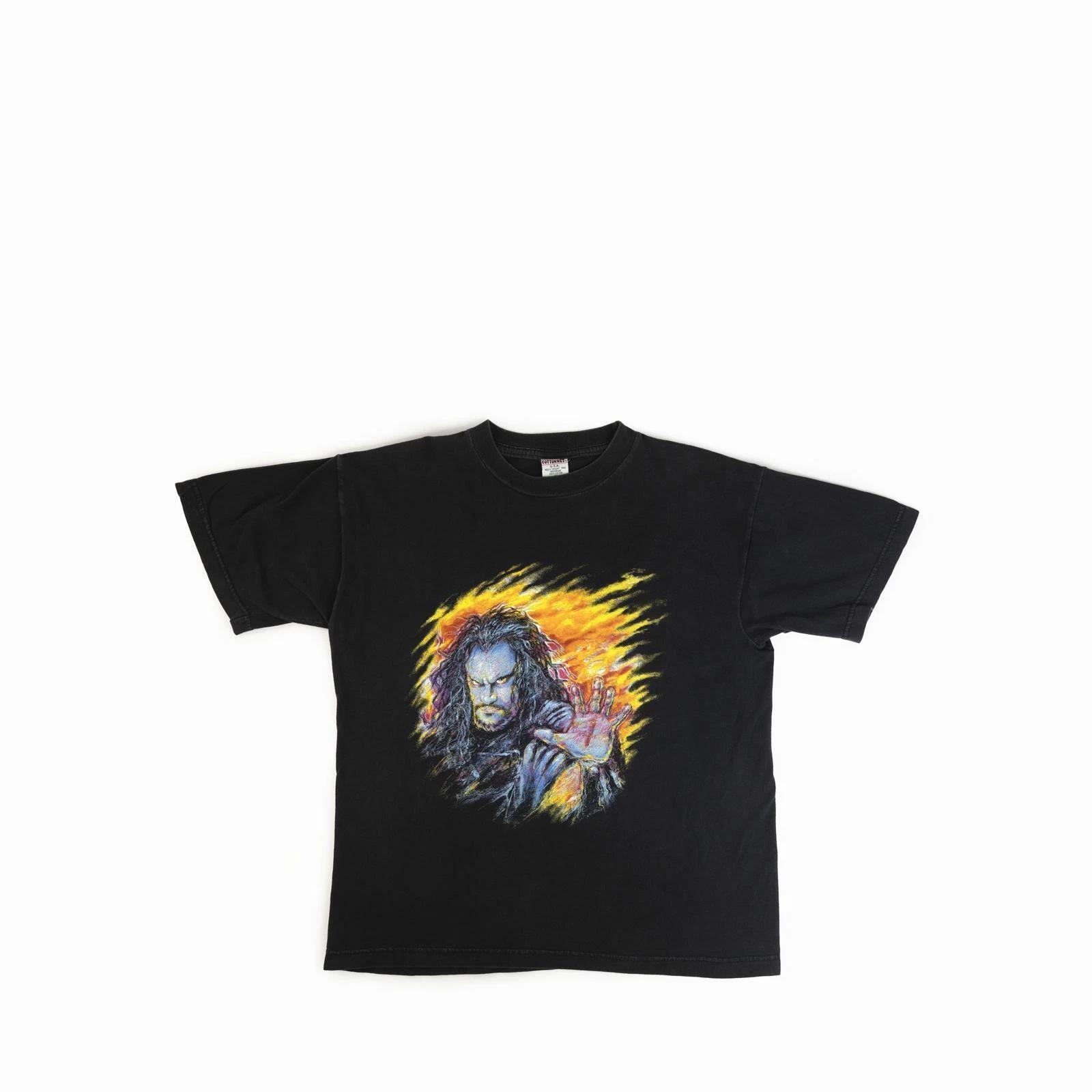 Vintage 1998 WWF The Undertaker Ministry Darkness Tee Shirt L