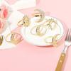 Sun Moon Pattern Napkin Fasteners Rustproof Metal Tableware Accessories Elegant Dinner Party Napkin Holders