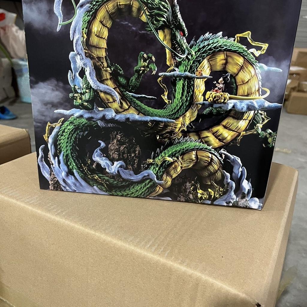 Dragon Ball Z Shenron And Son Goku Anime Figure Dbz Figurine Pvc Statue Model Doll Collection Decoration Ornament Toy Gift