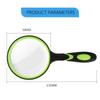 10x Magnifying Glass for Kids Seniors Handheld Reading Magnifier Non Slip Shatterproof Lens for Exploration