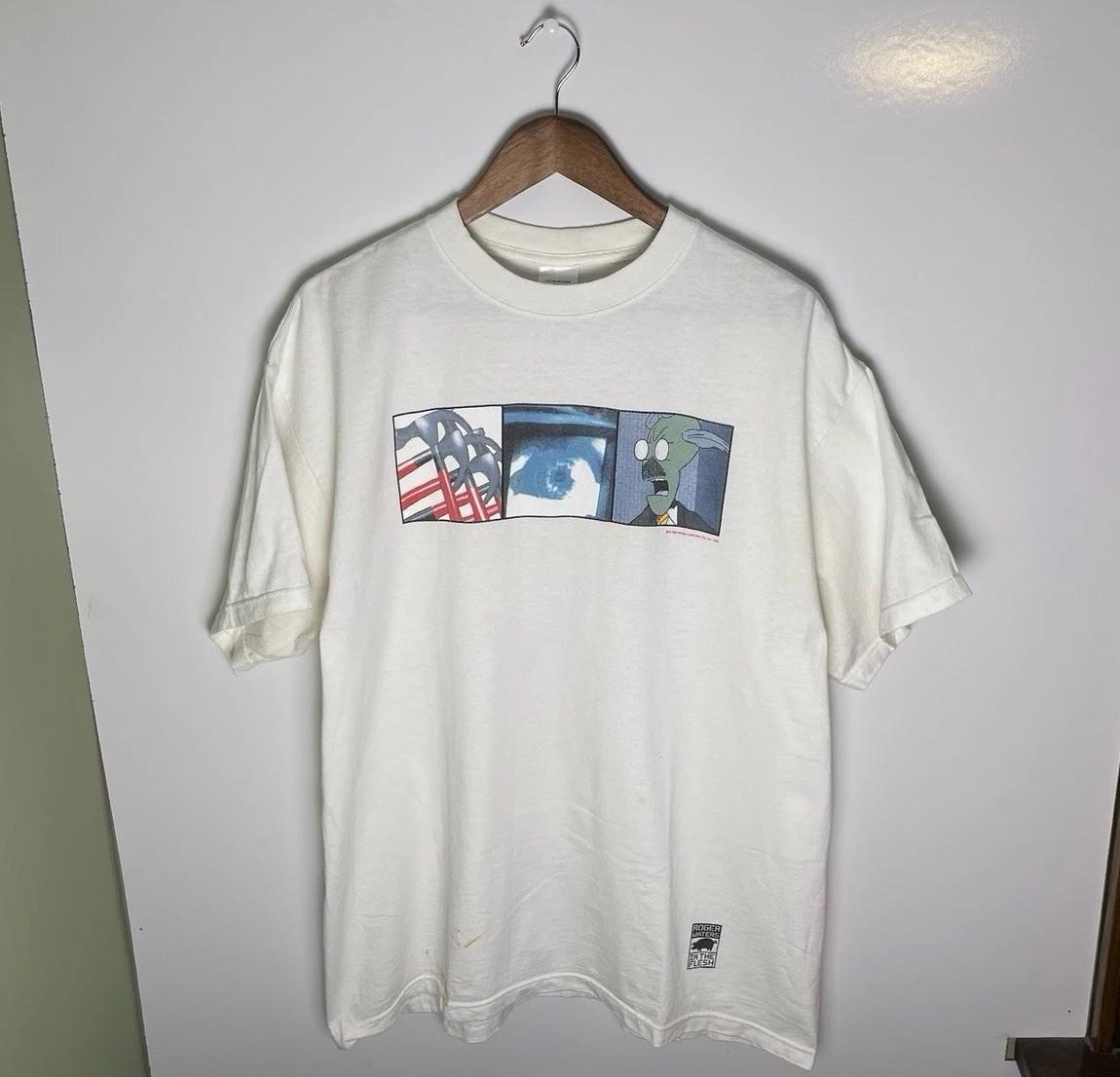 Vtg 90s 1999 Roger Waters In The Flesh Tour Rock Band T-Shirt Size XL S