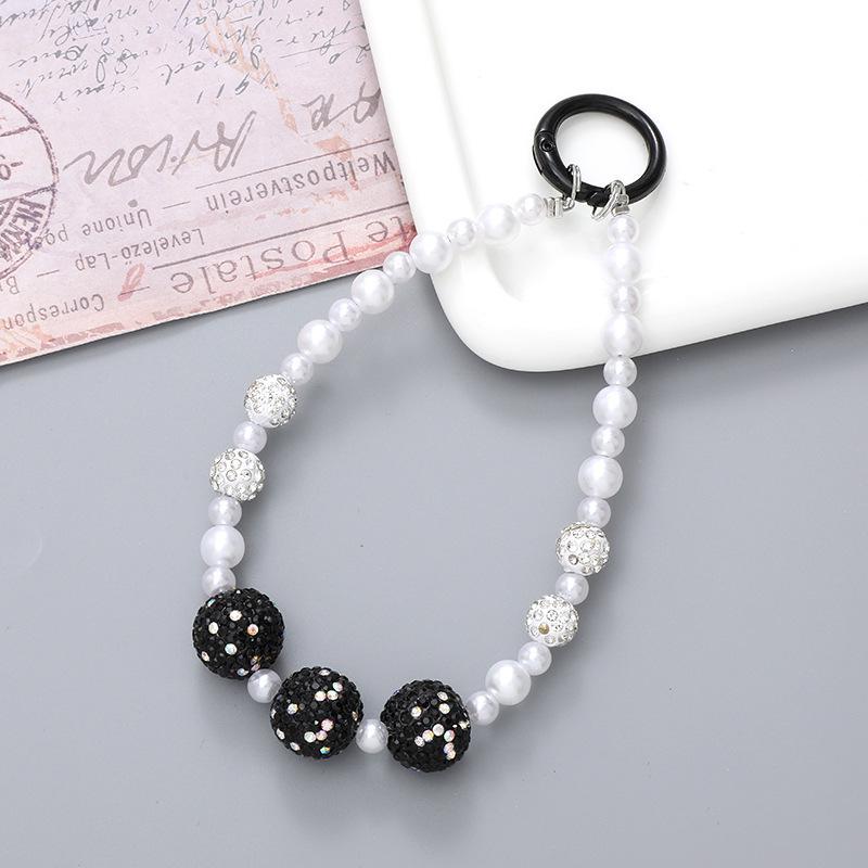 Κρεμαστό Κινητού με Κρύσταλλα και Χάντρες: Κορδόνι για Τσάντα Πολυτελείας & Μπρελόκ Αντι-Πτώσης.