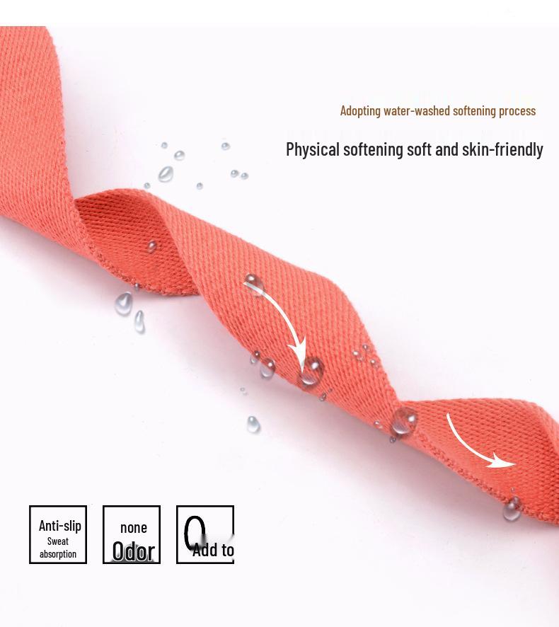 Enhanced Polyester Cotton Yoga Stretch Strap