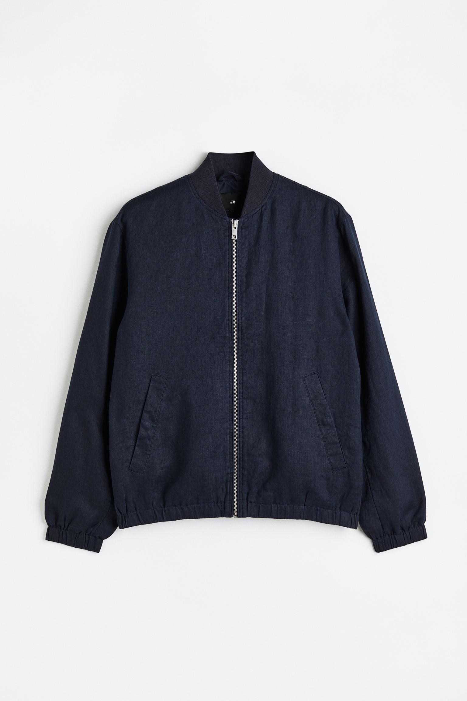 

Linen bomber jacket