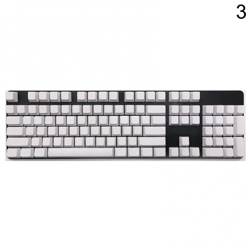 Universal Mechanical Keyboard Mechanical Keycaps 108Pcs PBT Lightproof No Letters Key Caps Replacement For Cherry MX Keycaps