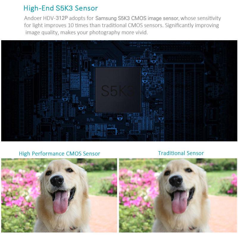 2.7 Inch LCD Screen 16X Digital Zoom Video Camcorder HD Handheld Digital Camera