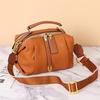 2025 High-End Echtes Leder Vintage Boston Kissen Tasche Luxus Designer Tote Damen Stilvolle Rindsleder Handtasche Schulter Crossbody Tasche