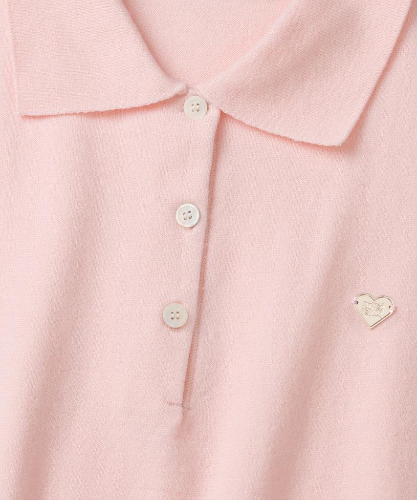 KNITTED (W) Basic Essential Washable Collared Knit Pink