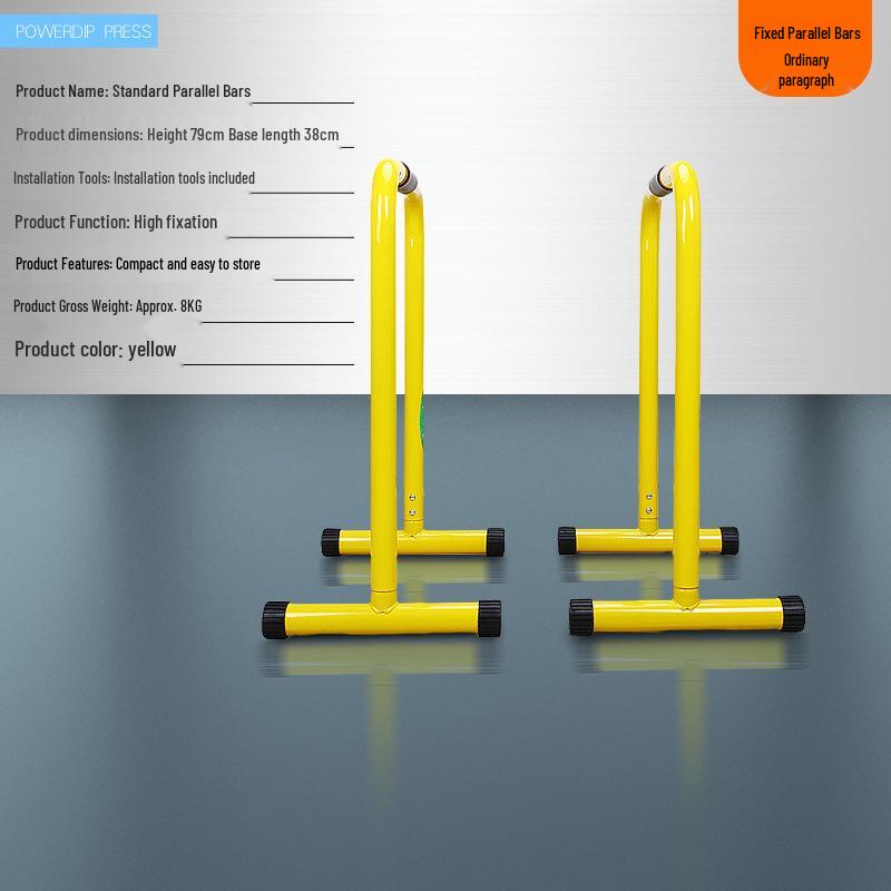 Split-Type Parallel Bars for Home Fitness - Indoor Push-up, Kettlebell Stand, Single/Double Bars for Family Use
