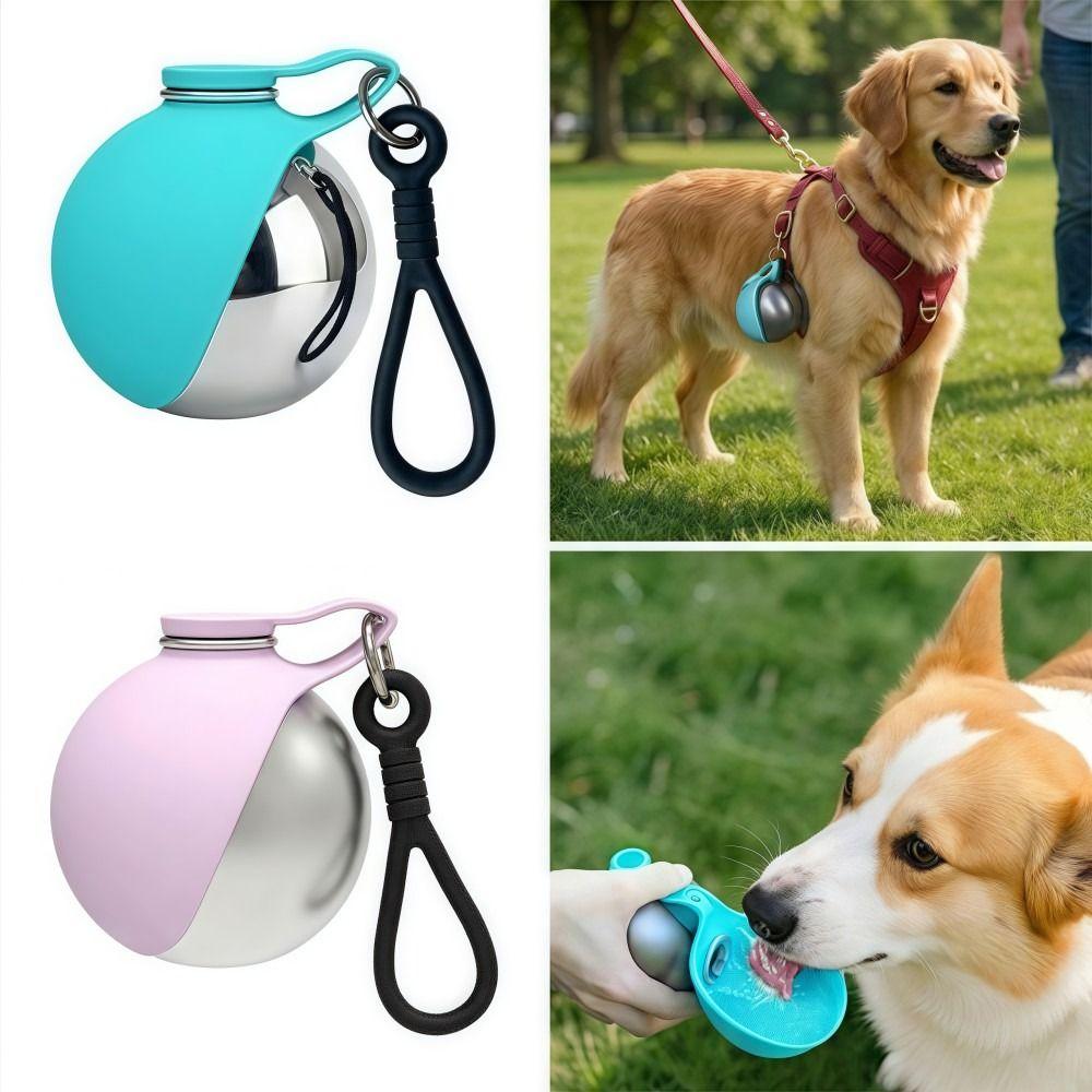 Portable Dog Water Bottle with Bowl 2-in-1 Outdoor Water Cup  Cat Dog Walking