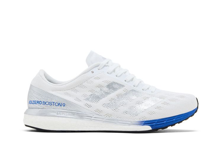 adidas Adizero Boston 9 'Silver Metallic Royal Blue'