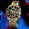 Lässige Date Quarz Herrenuhren Luxus Herrenuhr Mode Chronograph Sport Herren Armbanduhr Relogio Masculino