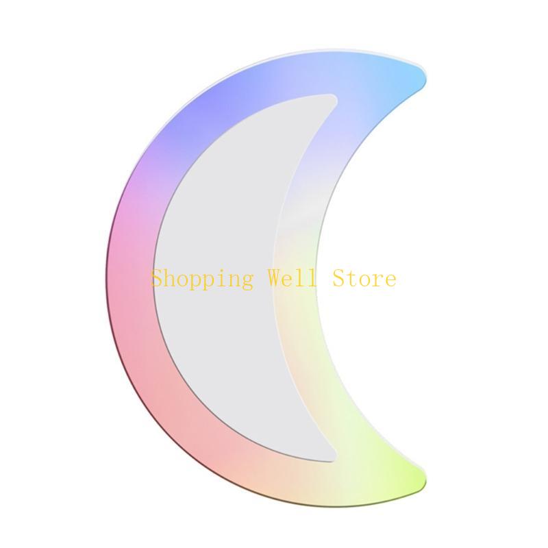 

KX4B Acrylic Mirror Tiles Mirror Wall Sticker for Bedroom or Living Room