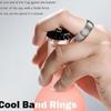 Titanium Steel Rotating Chain Ring Set for Men and Women - 9 Pieces (2024 Fashion)