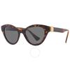 Versace Dark Gray Butterfly Ladies Sunglasses Ve4435 108 87 52